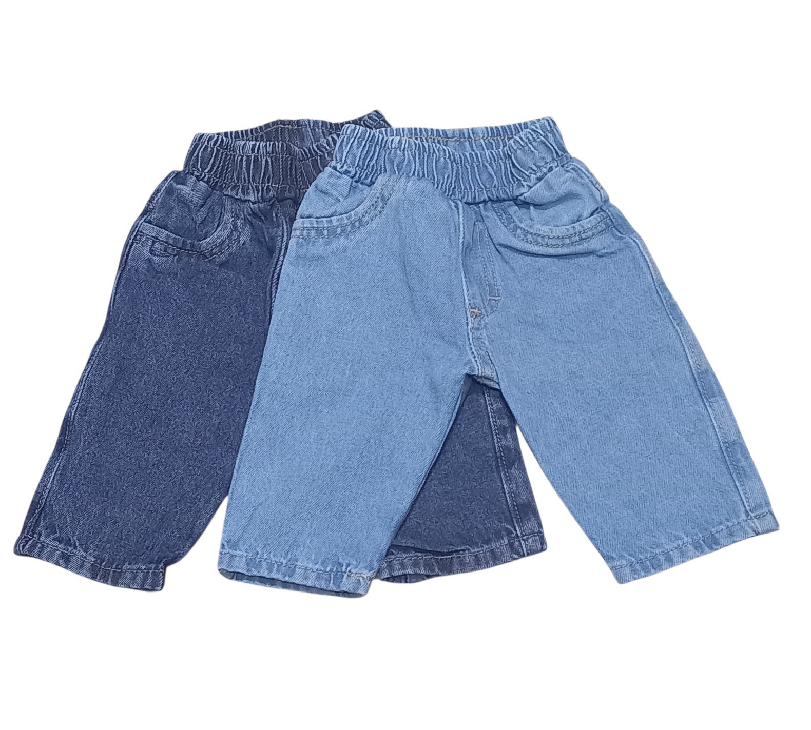 Pantalón Baggy de Jeans y Gabardina Rígido de Bebés Unisex - Imagen 3