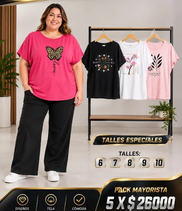 Remera Dama Manga Murciélago Algodón Peinado