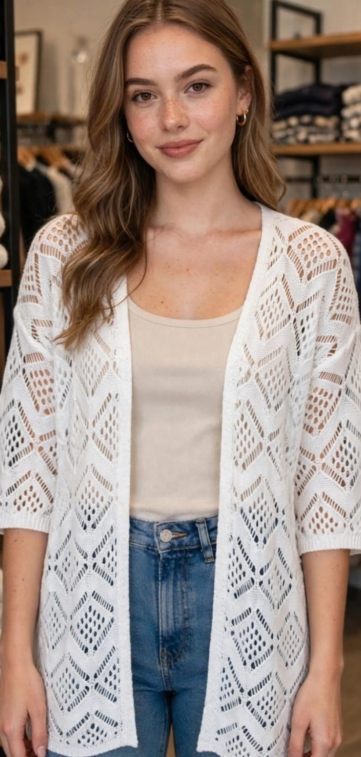 Kimono Tejido de Hilo - Imagen 3
