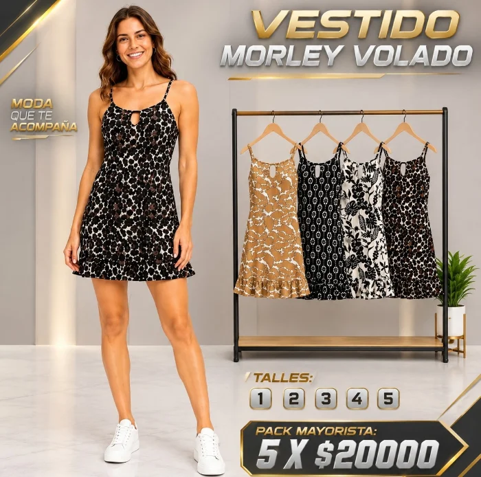 Vestidos Morley Volado
