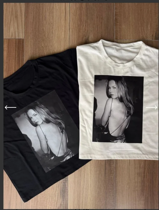 Remera Estampado de Algodon Malvinas