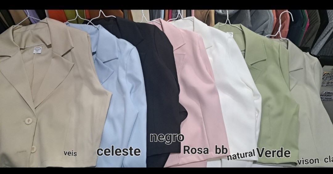 Bleiser Corto Crep Sastrero2 al 5 por Pedido - Imagen 2