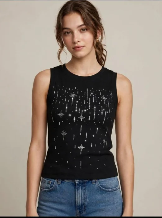 Musculosa con Strass