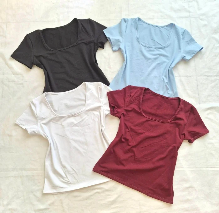 Remera Escote Cuadrado