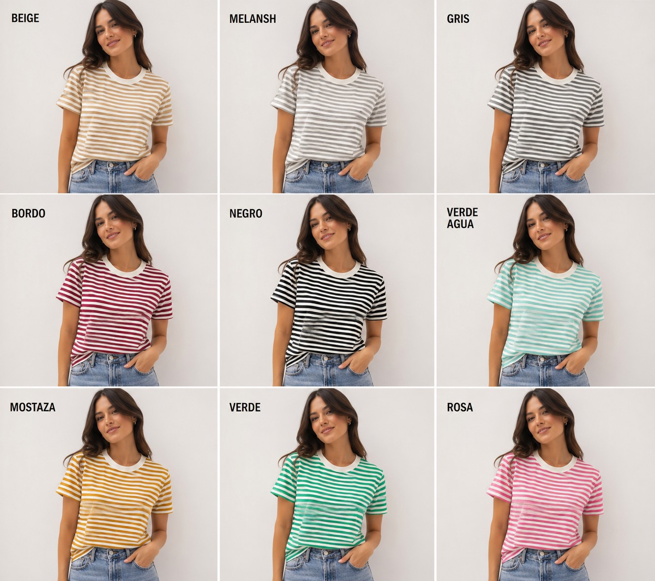 Remera Rayada Morley Algodon Rib - Imagen 3