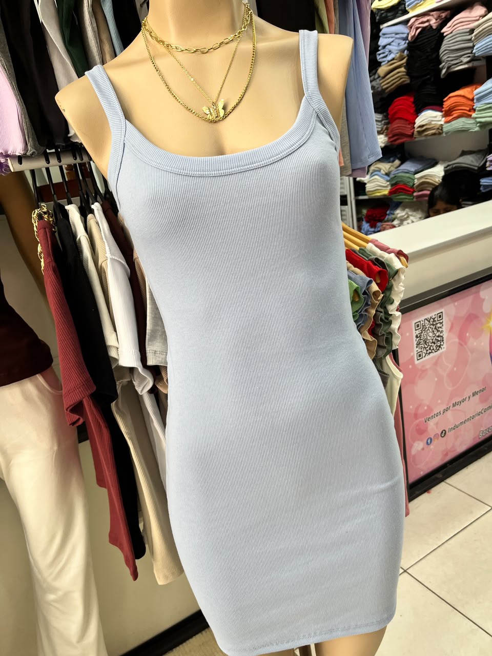 Vestido Tira Morley Algodón - Imagen 3