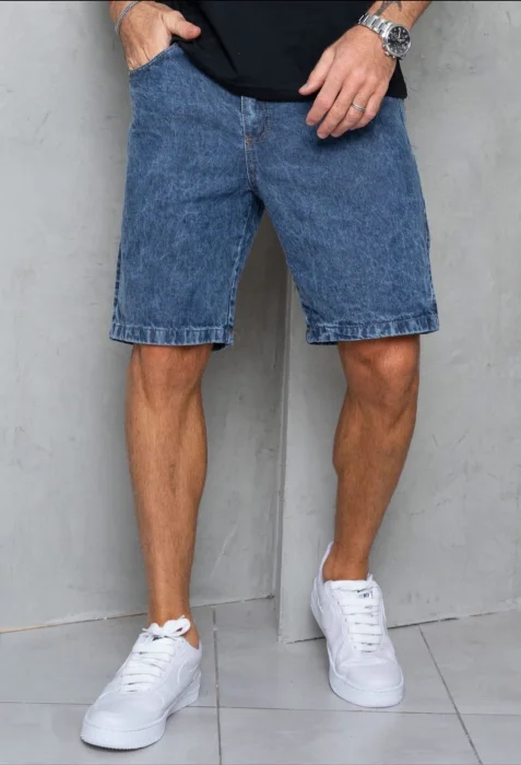 Bermuda Jeans Mom Nevado