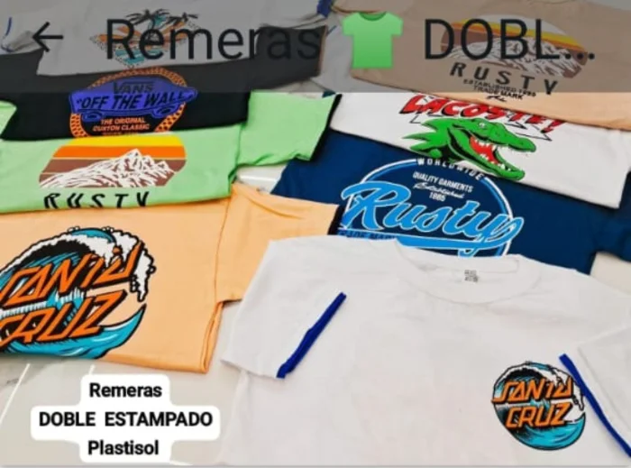 Remera Doble Estampado Nene