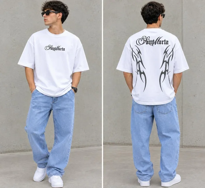 Remeras Overzice Estampadas