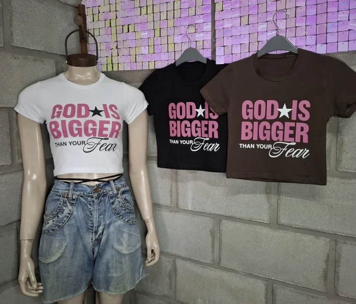 Baby Tee Algodón C Lycra
