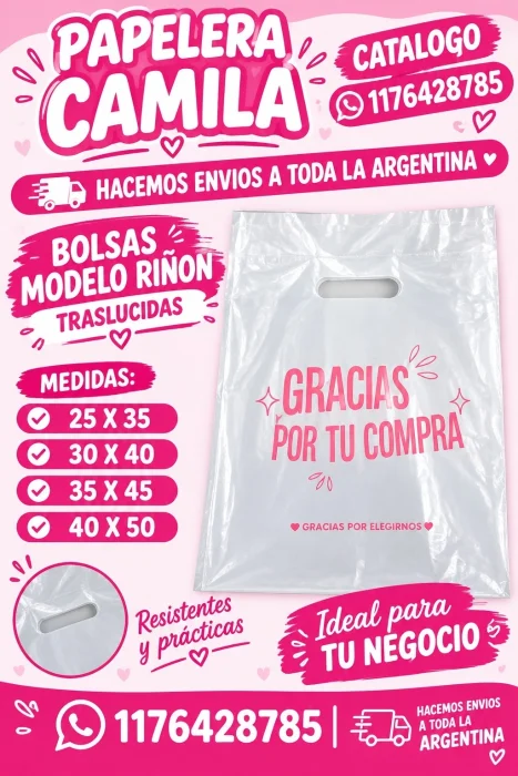 Bolsas Gracias por Tu Compra