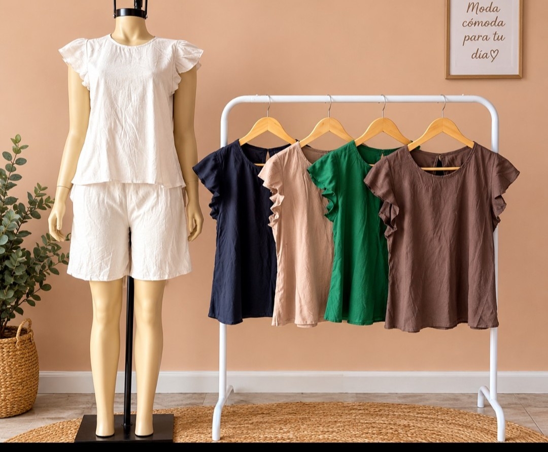 Blusa Manga Volado - Imagen 2