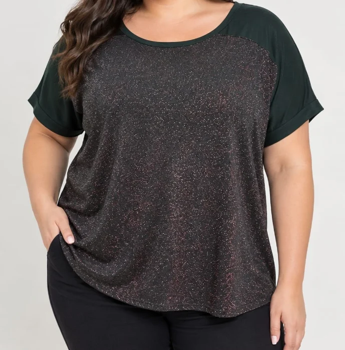 Remera Lurex Talles Especiales