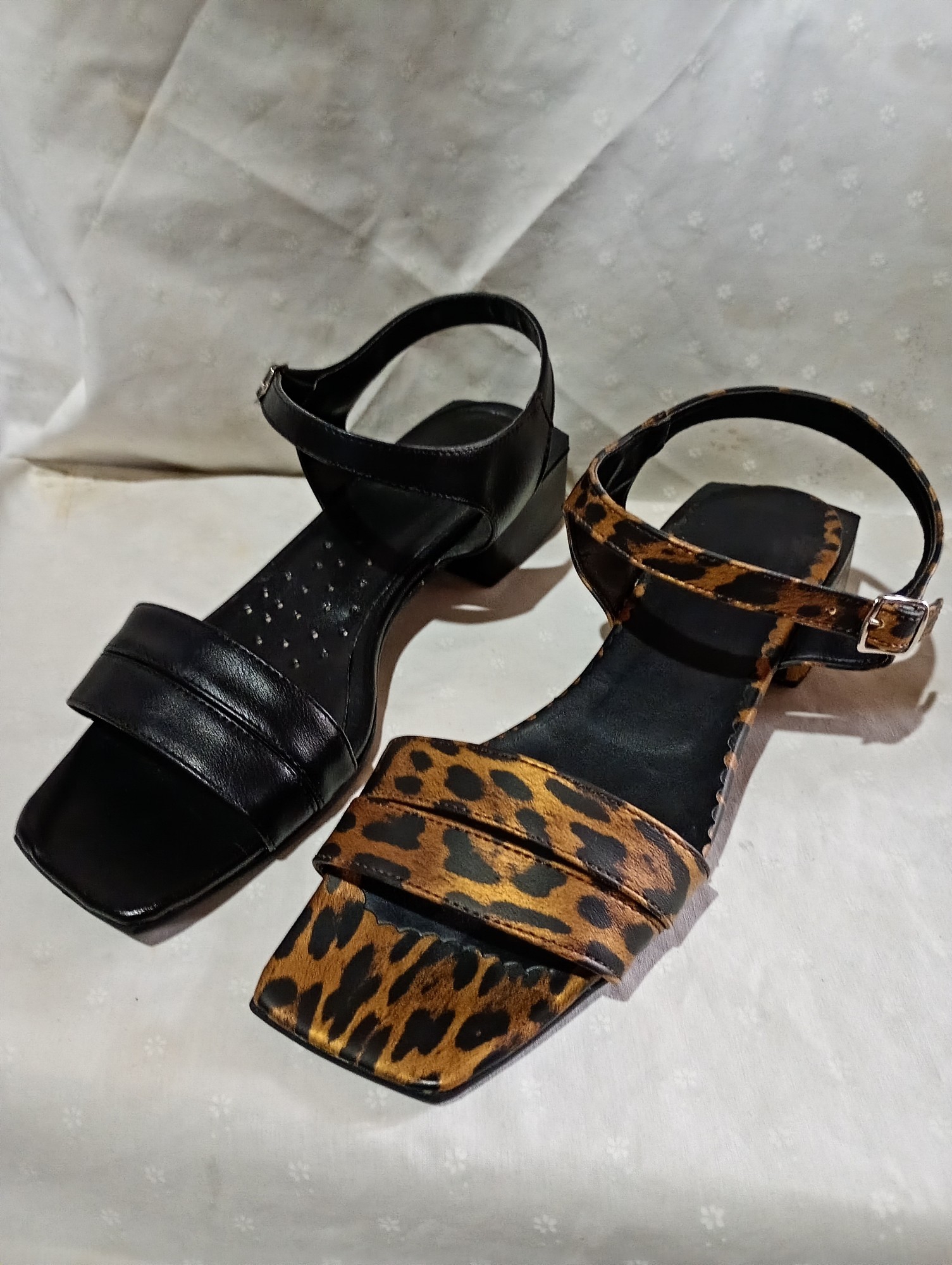 Sandalias Taco Cuadrado. - Imagen 3
