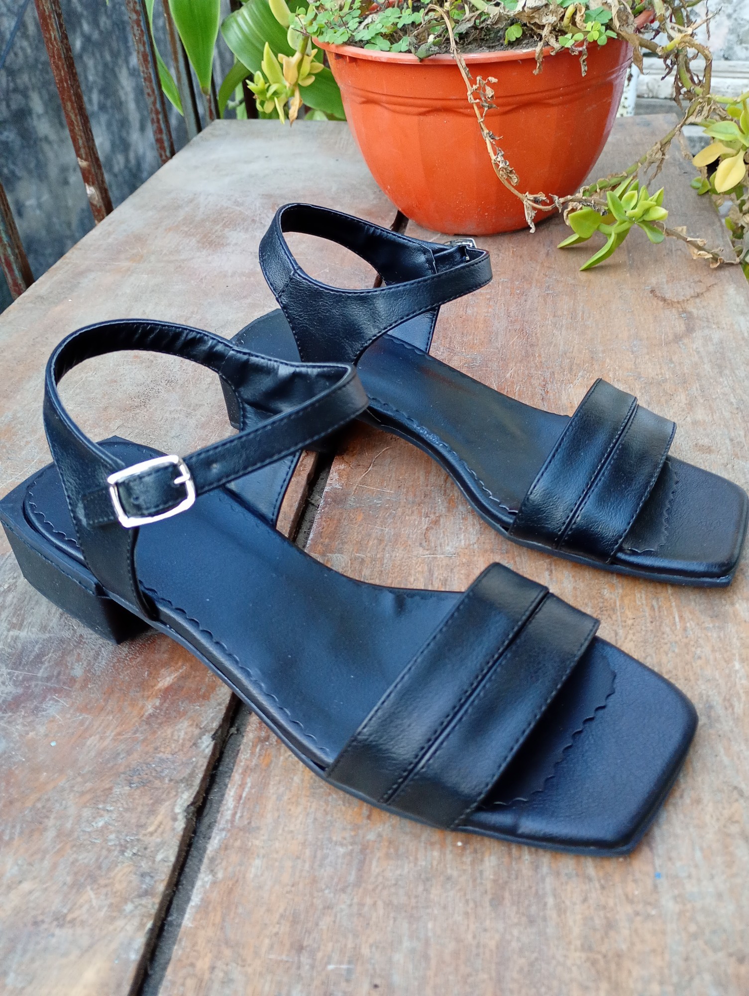 Sandalias Taco Cuadrado. - Imagen 4
