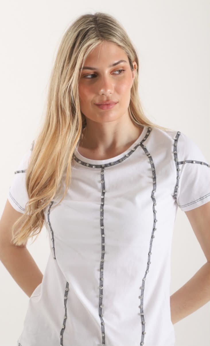 Remera con Piedras Importado - Imagen 3