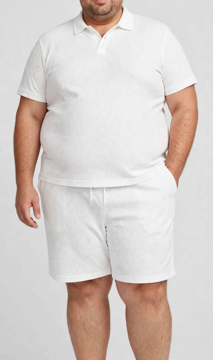 Conjunto Wafle Hombre Talles Especiales - Imagen 4