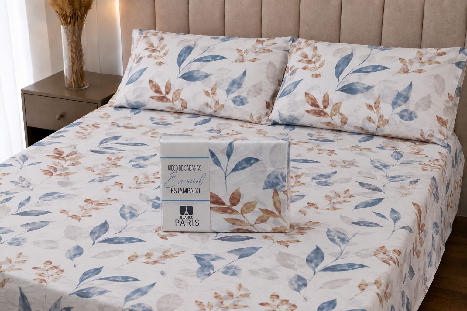 Sabanas Estampadas Blanco Paris de 1 1/2 - Imagen 4