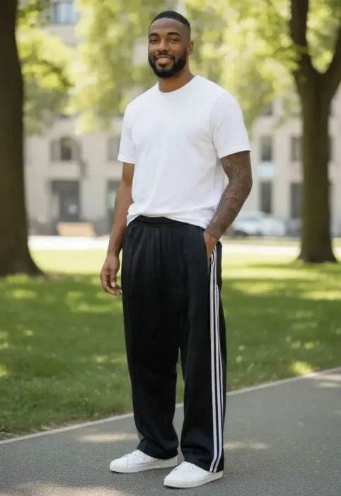 Jogging Deportivo para Hombre con Lineas.