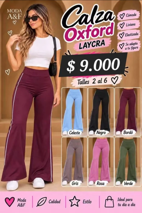 Calza Oxford Lycra