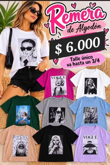 Remera de Algodon
