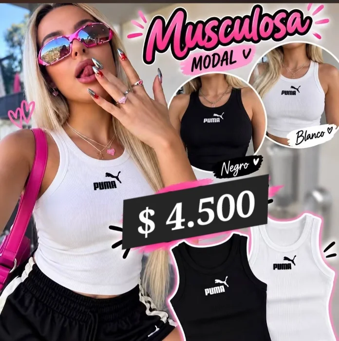 Musculosa de Modal