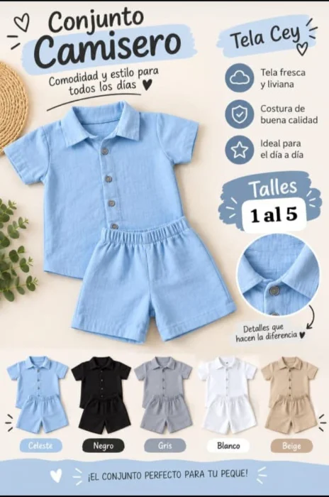 Conjunto Camisa Cey
