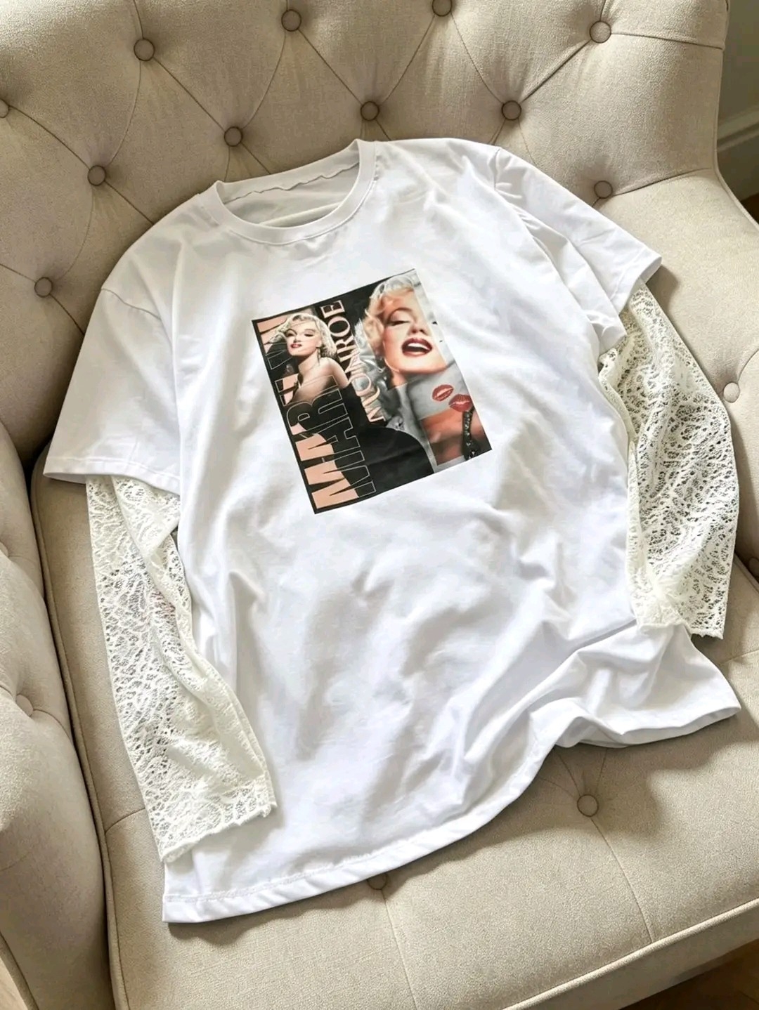 Remeron Manga Encaje - Imagen 7