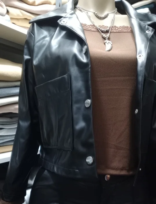Chaqueta Eco Cuero