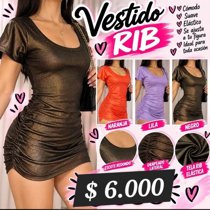 Vestido Rib