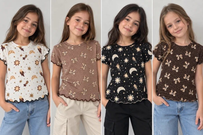 Remera Semi Crop, Sufilada