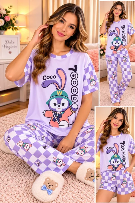 Pijamas de Tres Piezas