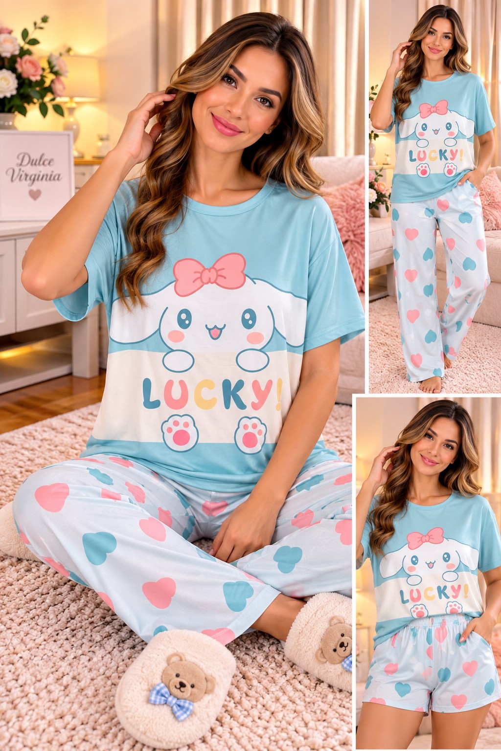 Pijamas de Tres Piezas - Imagen 3