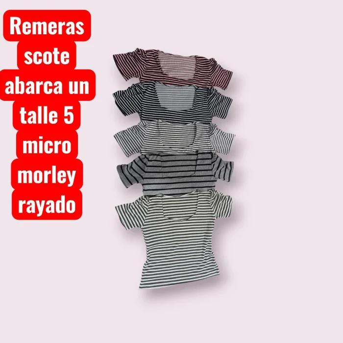 Remeras Morley Tipo Scoote Rayados