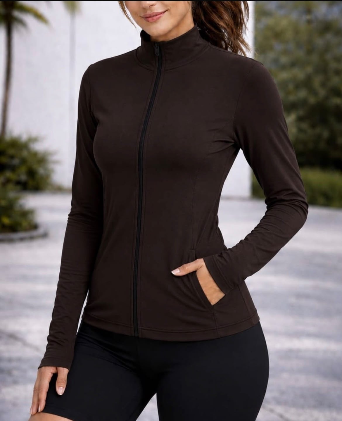 Campera Lycra Estampada o Lisa Dama - Imagen 5