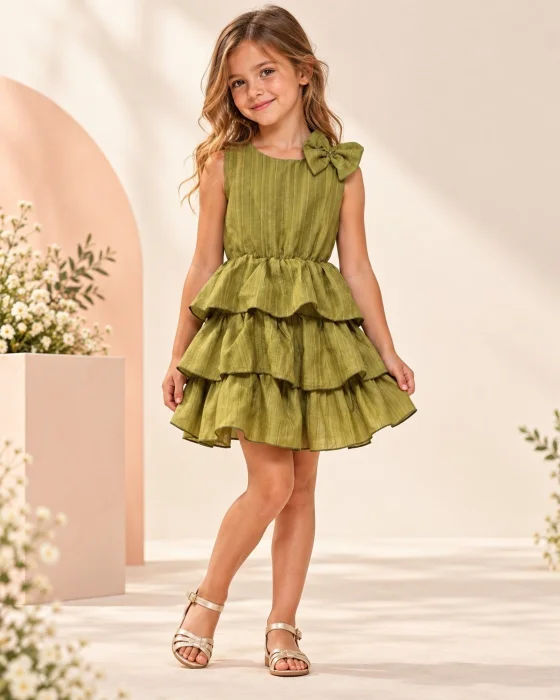 Vestido Estela con Vuelos