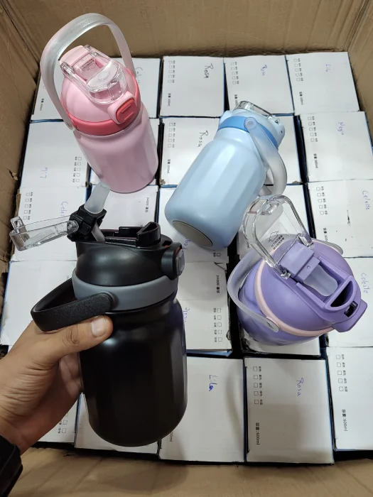 Botella Térmica Doble Pico 600ml
