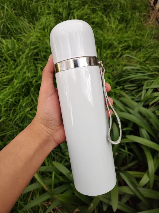Termo Bala 500ml Blanco