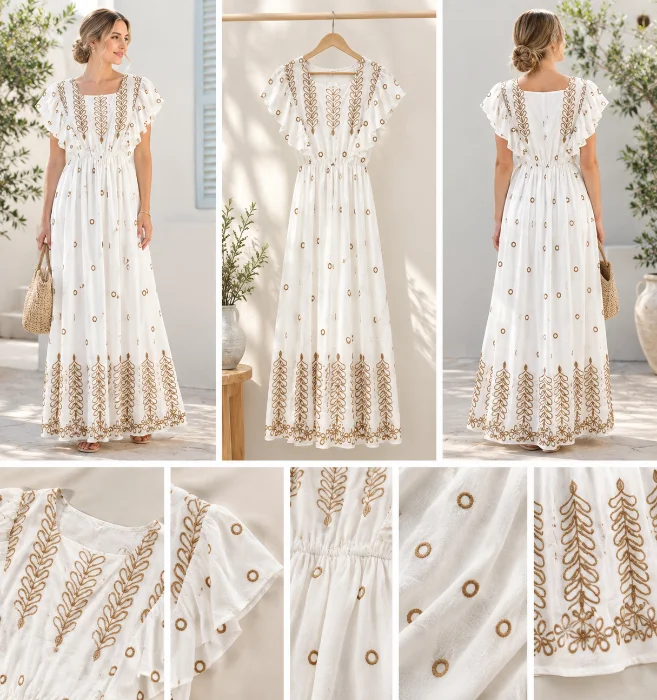 Vestido Bordado