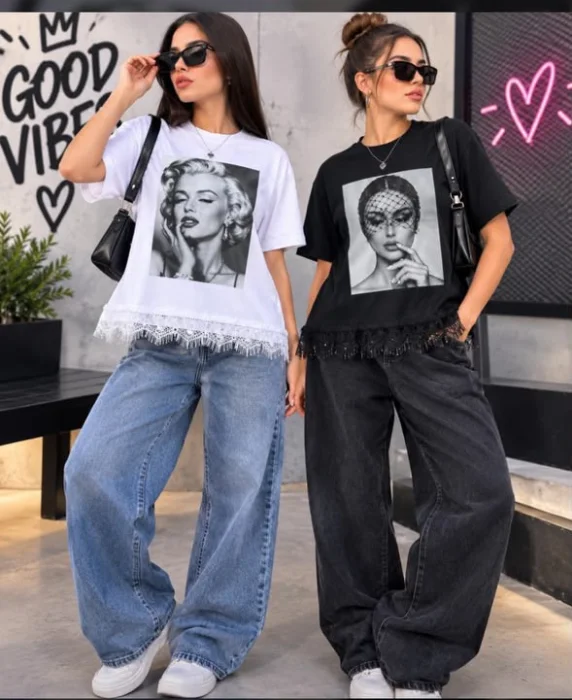 Remera Puntillas
