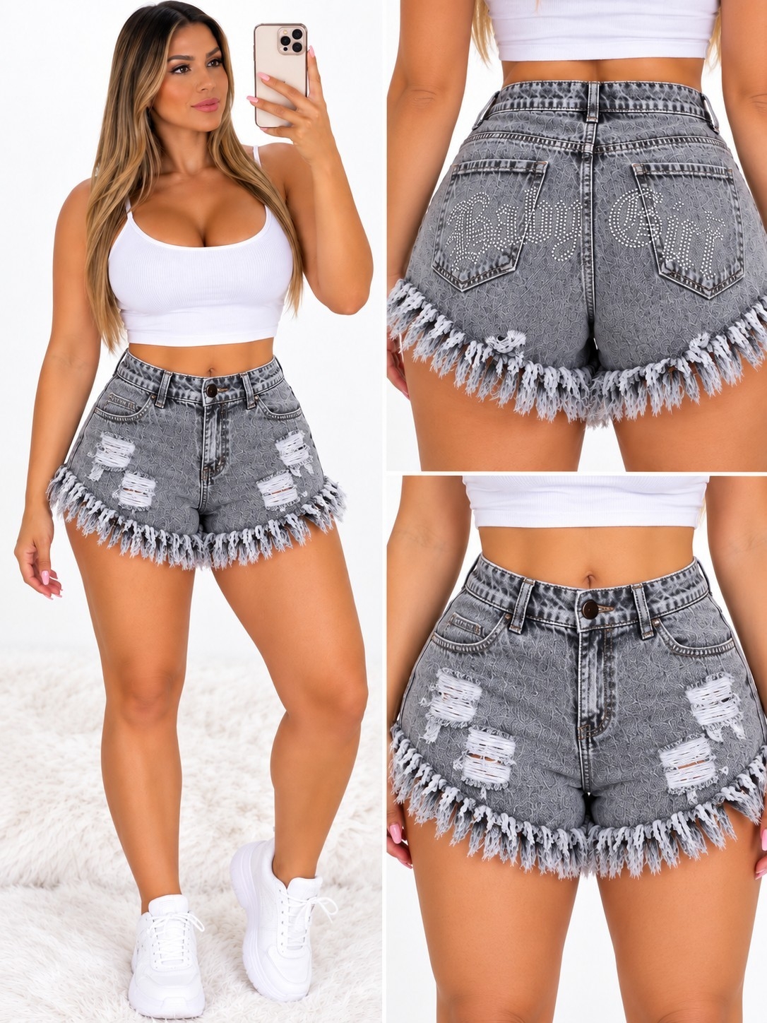 Short Jeans Rigido Excelente Calidad Talles  36al48 - Imagen 2