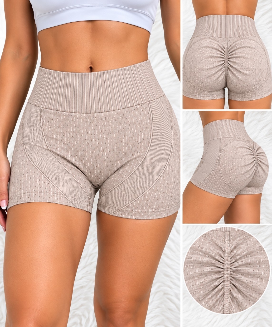 Short  Pre Lavado con Push Up Excelente Calidad Talles S/m/l/xl - Imagen 4