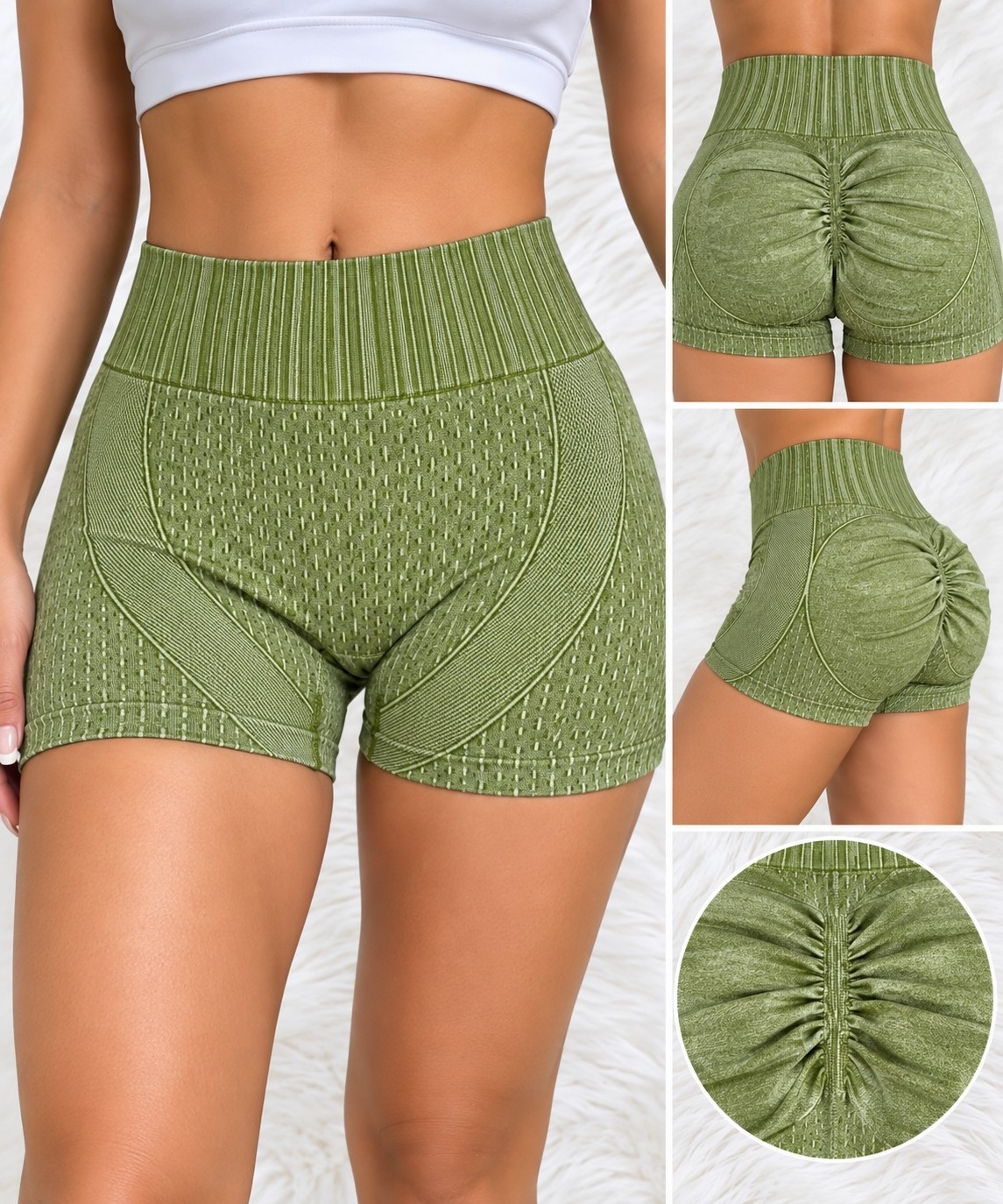 Short  Pre Lavado con Push Up Excelente Calidad Talles S/m/l/xl - Imagen 6