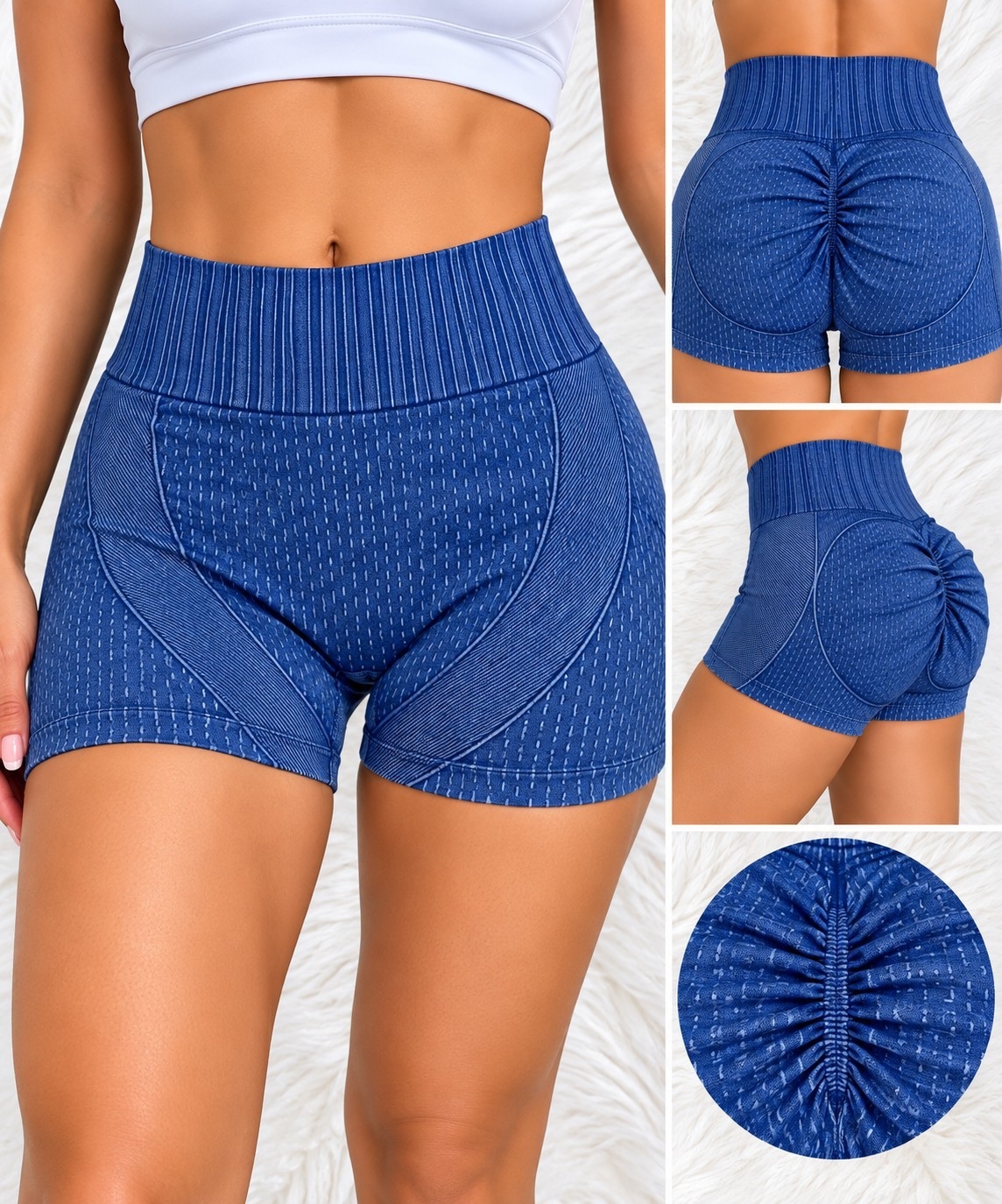Short  Pre Lavado con Push Up Excelente Calidad Talles S/m/l/xl - Imagen 7