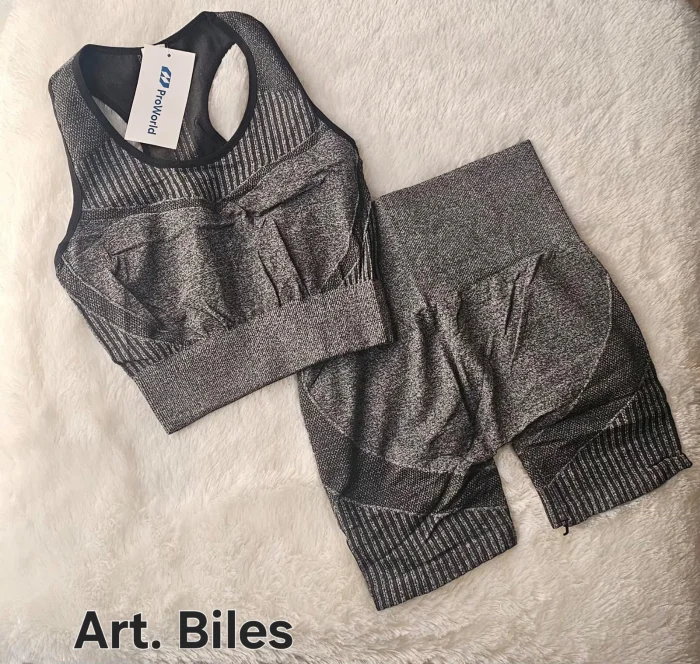 Conjunto Top y Biker Push Up Importado