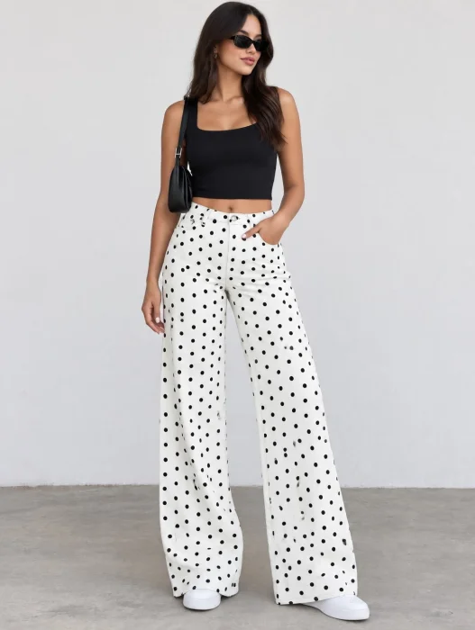 Wide Leg Lunares