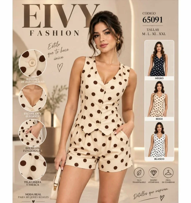 Conjunto Chaleco y Short