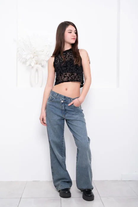 Wide Leg Cintura Cruzada