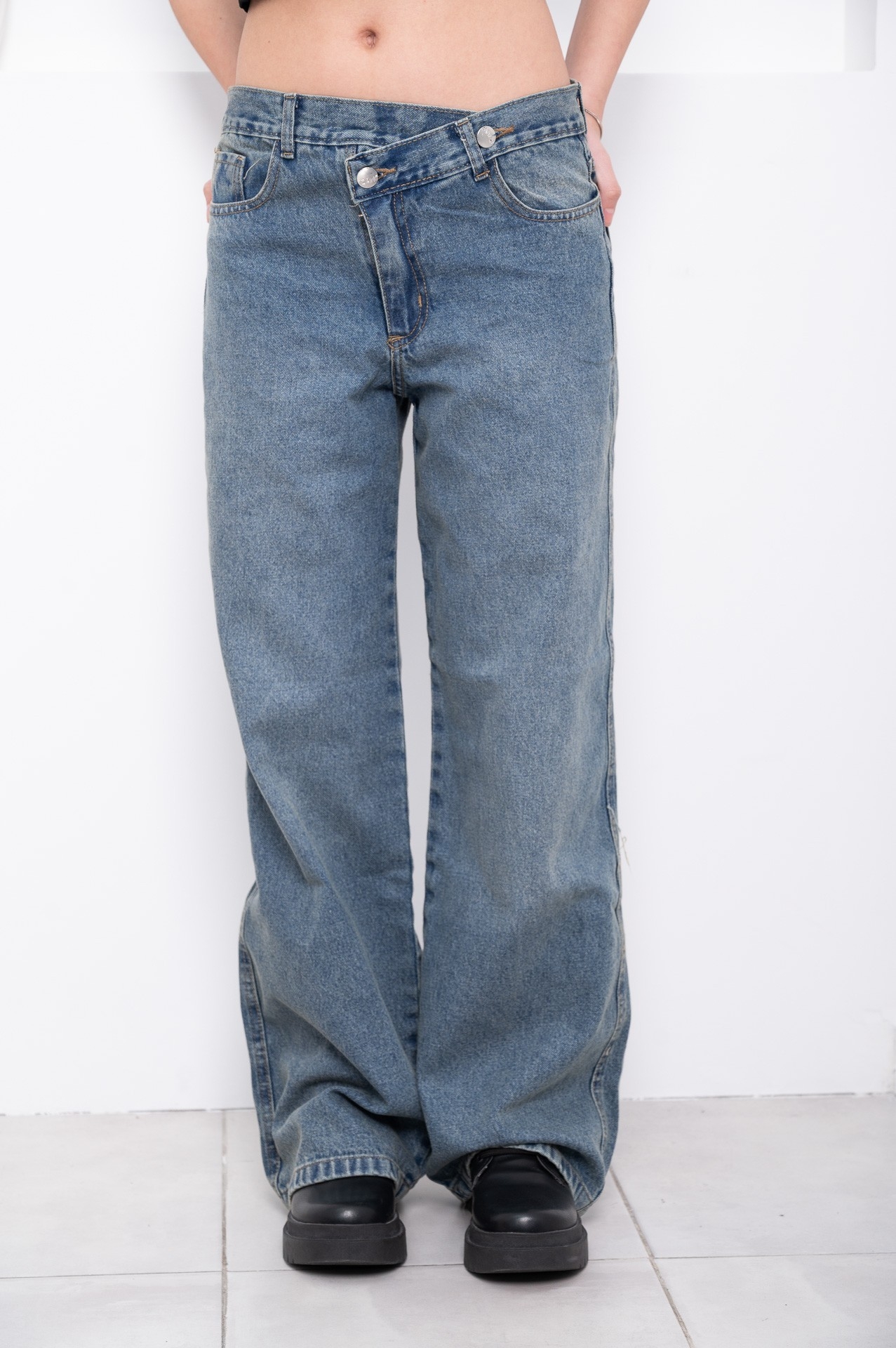 Wide Leg Cintura Cruzada - Imagen 3