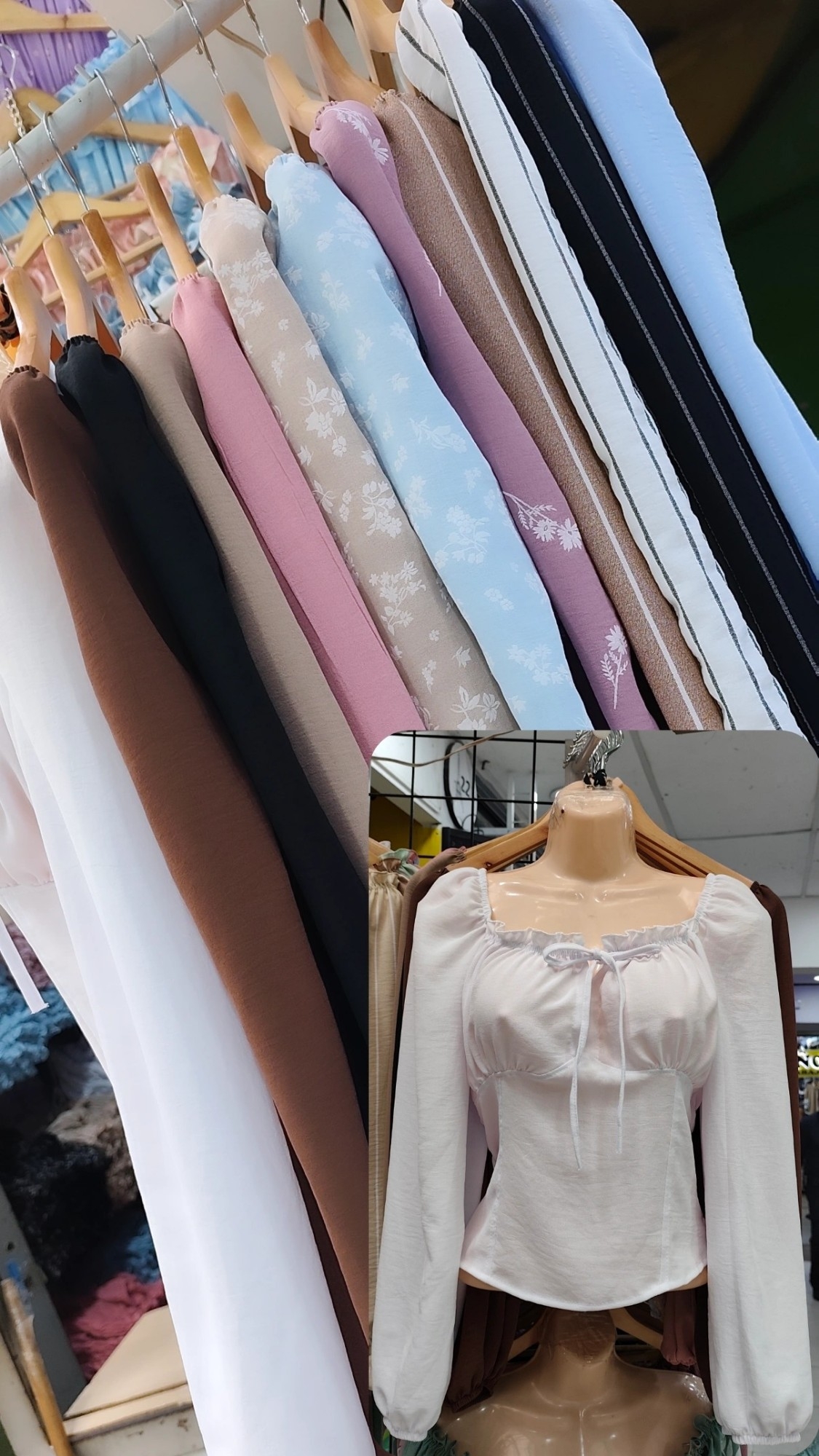 Blusa Manga Larga C/frunce - Imagen 3